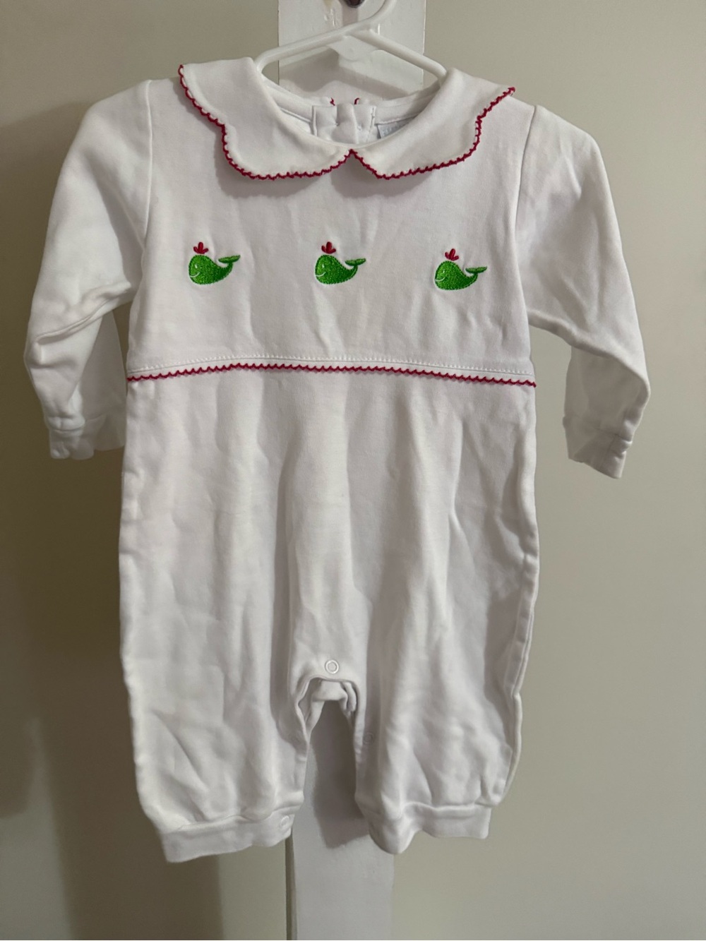Little English Whale Romper
